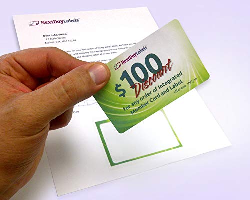 Letter Size Integrated Form with 1 Card (Box of 500)