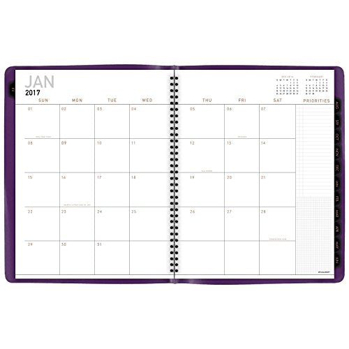 AT-A-GLANCE Weekly / Monthly Appointment Book / Planner 2017, 8-1/4 x 10-7/8", Contempo Fashion, Color Selected For You May Vary (70-940X-00)