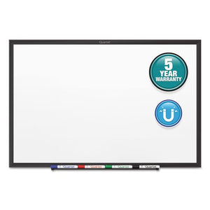 Classic Magnetic Whiteboard, 72 x 48, Black Aluminum Frame, Sold as 1 Each