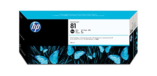 HP 81 C4930A Ink Cartridge for DesignJet 5000 series, 680ml, Black