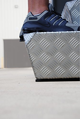 Vestil CUP-3131 Container Step Platform, 485 lb. Capacity, 31" x 31", Silver
