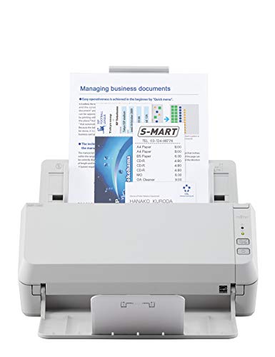 Fujitsu SP-1120 Duplex Document Scanner, White, 5.3x5.2x11.7, (Model: PA03708-B002)