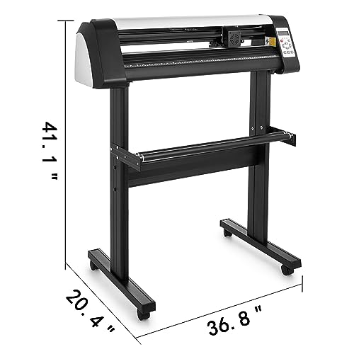 DRMEE 28 Inch Vinyl Plotter Cutter Machine Bundle Kit with Signmaster Software
