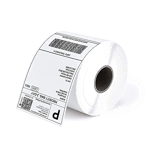 MUNBYN Thermal Label Printer, with Pack of 500 4x6 Roll Labels and Label Holder,High Speed Direct USB Thermal Barcode 4×6 Shipping Label Printer Marker