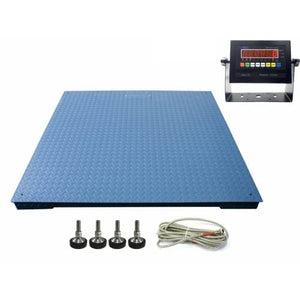 SellEton SL-916-4x4-5 NTEP Floor Scale 48" X 48" (4' X 4') Legal for Trade 5000 X 1 Lb/ Indicator