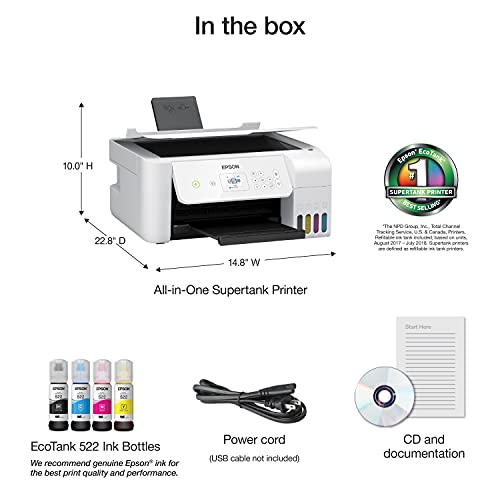 EPSON EcoTank ET-2710 All-in-One Wireless Inkjet Printer - Stapletons  Expert Electrical
