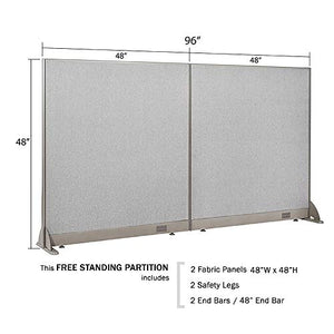 G GOF Office Freestanding Partition Room Divider 96" W x 48" H Wall Panel