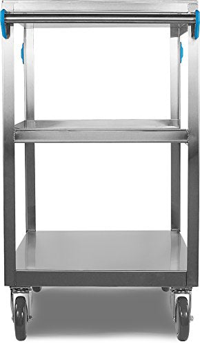 Carlisle FoodService Products Stainless Steel Utility/Service Cart, 500 lb Capacity, 35"x21"x36