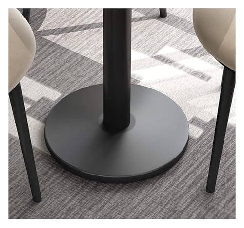 DioOnes Table Set with 3 Faux Flannel Dining Chairs