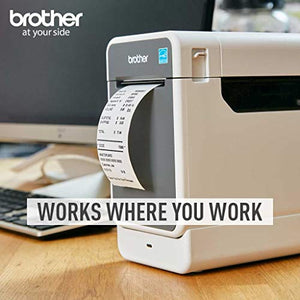 Brother TD2020 2-inch Desktop Thermal Printer for Labels, Receipts and Tags, 203dpi, 6ips, USB/Serial
