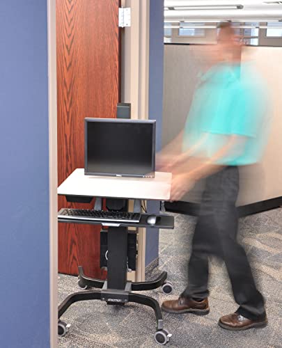 Ergotron WorkFit-C LD Single Monitor Mobile Standing Desk - for Monitors Up to 24 Inches