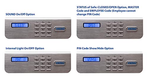 Viking Security Safe VS-144KS Heavy duty Key Safe Key Cabinet with Lockable Drop Slot 144 Key Capacity