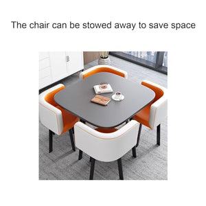 HASMI Conference Table with Chairs Set - Modern Office Reception Furniture