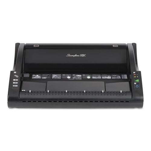Swingline GBC Binding Machine, Electric, Binds 110 Sheets, Punches 15 Sheets, ProClick P210E (7708180)