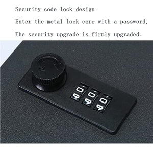 FSDGHSD Combination Lock Keys Cabinet Security Storage Box Organizer Holder Locked Key Box Wall Mount Steel 72 Slots