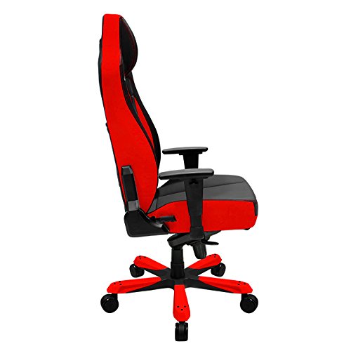 DXRacer OH/CE120/NR Classic Series Black and Red Gaming Chair - Includes 1 Free Cushion