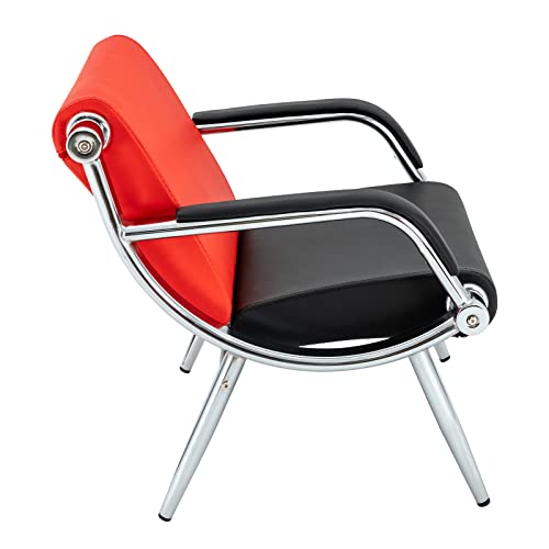 biniliubi Reception Chair Executive Side Visitor Guest Sofa Red