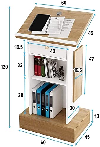 Lectern Podium Teacher Classroom Floor Lecture Table