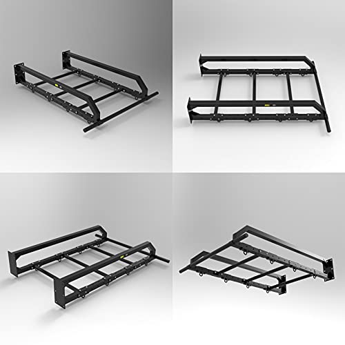 Heavy Duty Pull Up Bar Wall Mounted, Multifunctional Chin Up Bar, Multi Grip Upper Body Workout Bar, Strength Training Equipment for Indoor and Outdoor Use