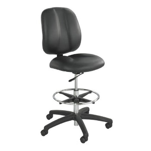 Safco Products Apprentice II Extended-Height Chair 7084BL, Black, Ergonomic, Pneumatic