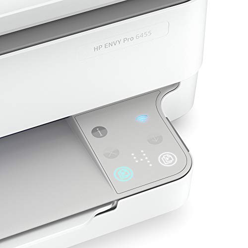 HP ENVY Pro 6455 Wireless All-in-One Printer, Mobile Print, Scan & Copy, Auto Document Feeder, Works with Alexa (5SE45A)