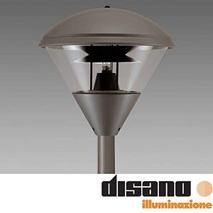 Disano 1514 Clima Zona 1 Anthracite head-pole Luminaire E27 70W Clear Glass cover