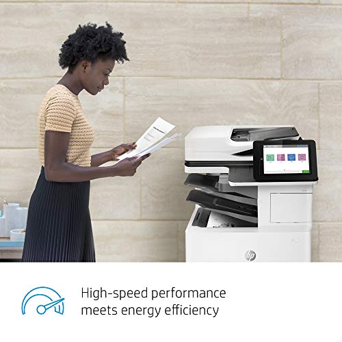 HP LaserJet Enterprise MFP M634z Monochrome Multifunction Duplex Printer with Extra Paper Trays and 3-bin Stapler/Stacker (7PS96A)