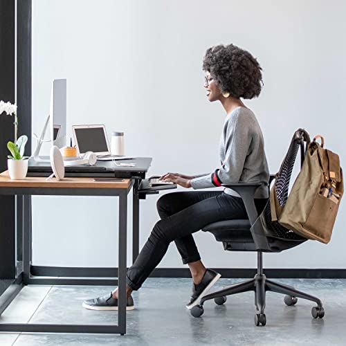 Ergotron WorkFit-TX Standing Desk Converter, Dual Monitor Sit Stand Riser - 32 Inch, Black