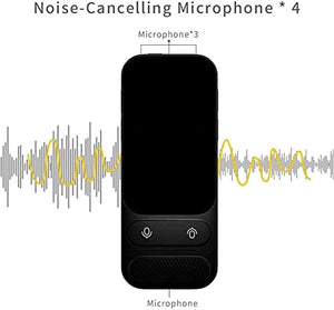 None Smart Voice Translator Device 45 Languages Voice Interpreter 3.1 Inch Display (Black)