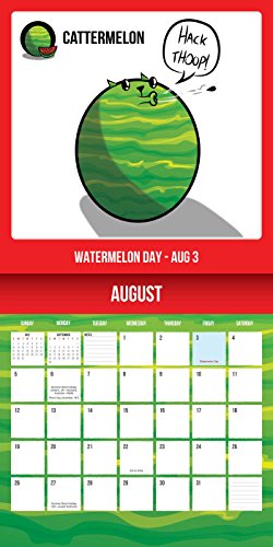 Exploding Kittens 2018 Wall Calendar
