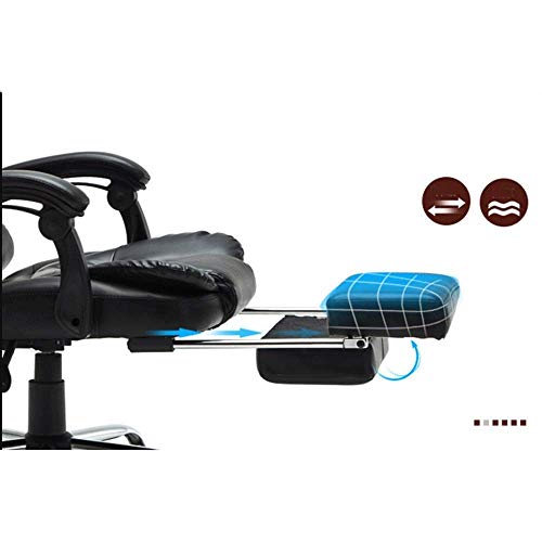 Ergonomic Office Chair with Lumbar Support and Swivel - Black