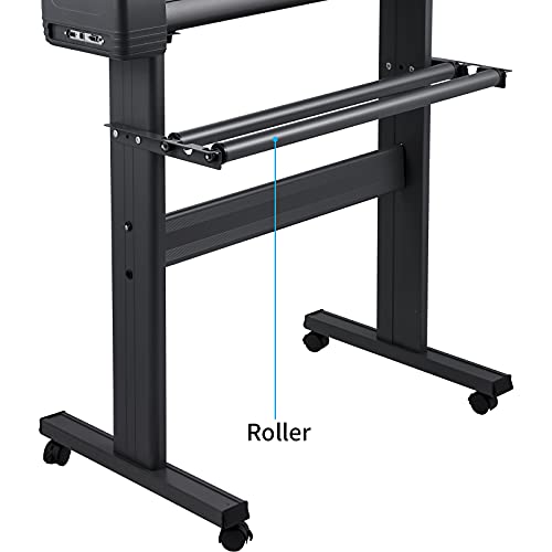 VEVOR Vinyl Cutter Machine 870mm Vinyl Printer U-disk Offline Operation, 34 inch Plotter Printer with Sturdy Floor Stand Vinyl Cutting Machine Adjustable Force and Speed for Sign Making Plotter Cutter