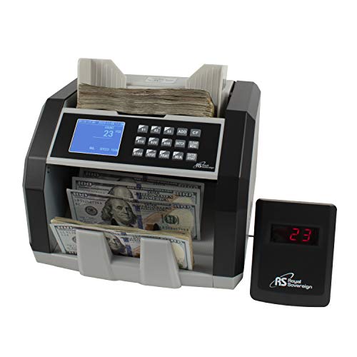 Royal Sovereign, RSIRBCED250, High Speed Currency Counter, 1 Each, Black,Silver