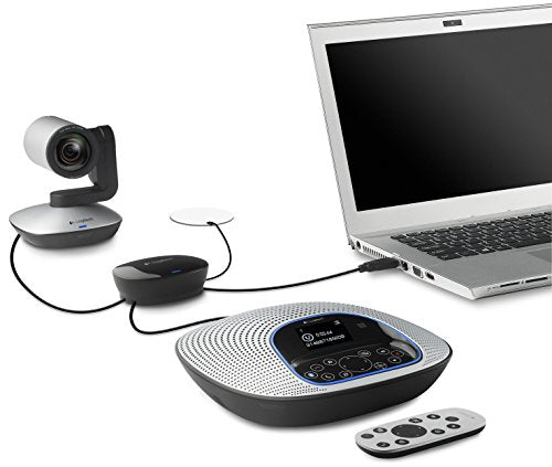 Logitech ConferenceCam CC3000e All-in-One HD Video and Audio Conferencing System, 1080p Camera and Speakerphone