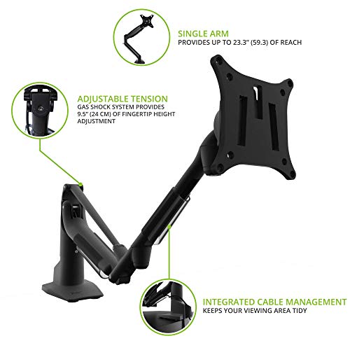 Kanto DMS1000 Desktop Mount for 17-inch to 32-inch Displays (Black)
