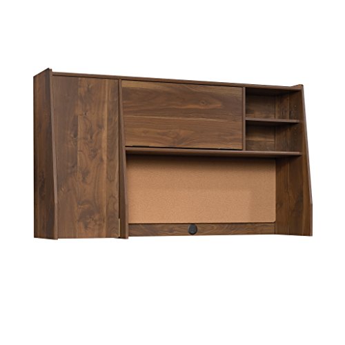 Sauder 422277 Clifford Place Hutch, L: 58.90" x W: 16.34" x H: 34.13", Grand Walnut finish
