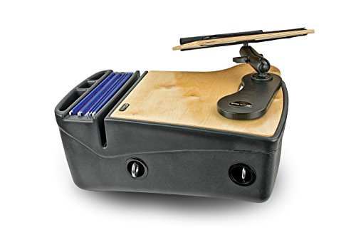 AutoExec AUE10013 Birch Vehicle Black/Grey/Wood Reach Passenger Desk