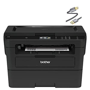 Brother HL-L2395DW Compact Monochrome All-in-One Laser Printer - Print Scan Copy - 2.7" Color LCD I Wireless Connectivity- Mobile Printing - Auto 2-Sided Printing - 36 Pages/Min (Renewed)