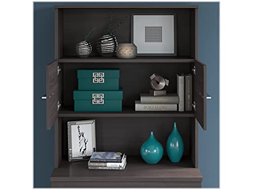 bbf Bush Furniture 2-Drawer Lateral File Cabinet, Locking, Letter/Legal, Storm Gray