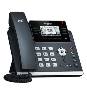 TWAComm.com Yealink SIP-T42S Business Phone System: Starter Pack with Voicemail, Auto Attendant, Call Recording & Free Phone Service for 1 Year