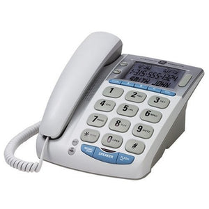 GE 29369GE1 Big Button Corded Desktop Phone with Call Waiting Caller ID and Speakerphone
