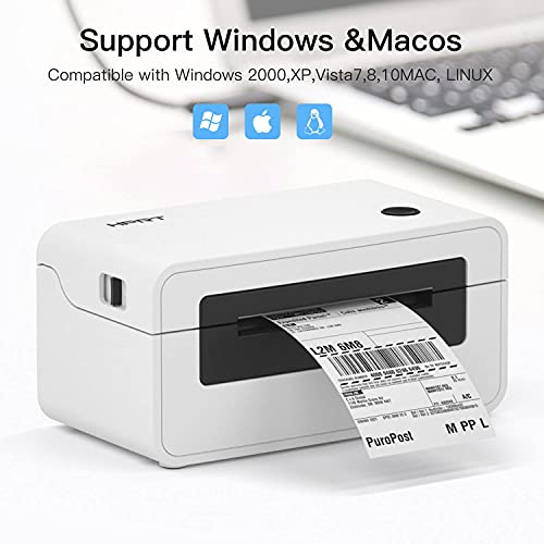 PRT Thermal Shipping Label Printer - 150mm/s 4x6 Desktop Thermal Label Printer for Shipping Packages, Small Business, USPS, FedEx, Shopify, Etsy, Amazon, Ebay