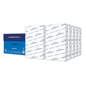 Hammermill Printer Paper, 20 lb Copy Paper, 8.5 x 14 - 10 Ream (5,000 Sheets) - 92 Bright, Made in the USA, 105015C