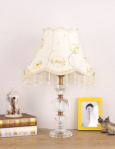 SSBY Modern / Comtemporary Style Electroplated Metal with Crystal Table lamp for the Indoor Decorate Dest Light , 110-120v