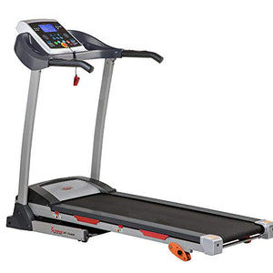 Sunny Health and Fitness SF-T4400 Folding Treadmill with Digital Monitor, Shock Absorption and Incline Bundle with Tech Smart USA Fitness and Wellness Suite, Sport Towel and Extended Protection Plan