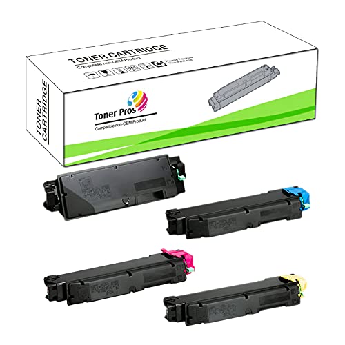 Toner Pros (TM) Compatible Toner Cartridge 408310, 408311, 408312, 408313 for Ricoh P C600 Printer (4 Color Pack) - Black 18,000 and Colors 12,000 Pages