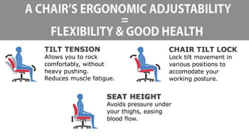 Black Computer Chair - "Resilience" Heavy Duty Office Chairs