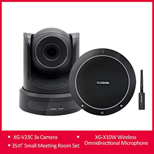 XUNGU All-in-One HD Video and Audio Conferencing System with 3X Optical Zoom and 1080p Camera