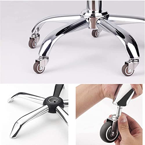 IkiCk Furniture Casters Office Chair Caster Wheels - Nylon Swivel Castors - Trolley Wheels Castor