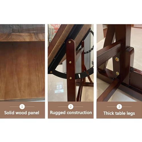 COYEUX Solid Wood Drafting Table with Tiltable Tabletop 39.4 X 23.6 Inch